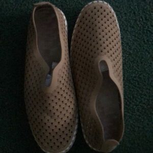 Ilse Jacobsen vegan slip on shoes; excellent condition beige/yellow 40;  9 m